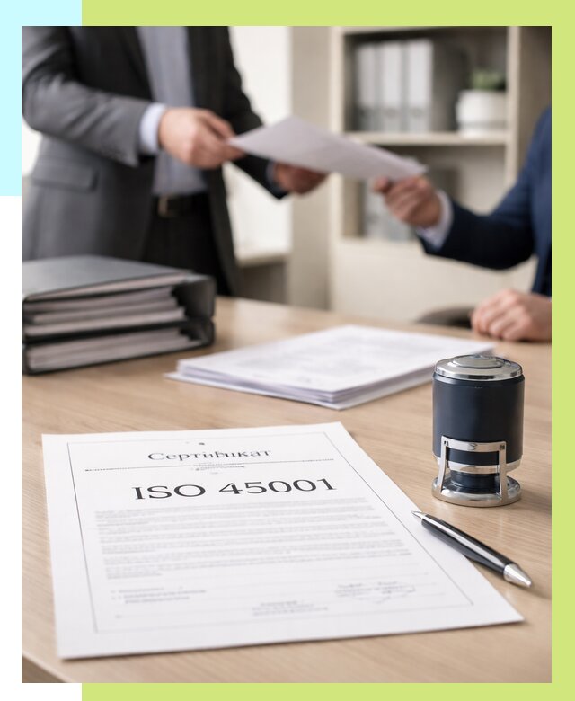 Сертификат ISO 45001 в Стерлитамаке под ключ от 46346 р. | Сертэкс
